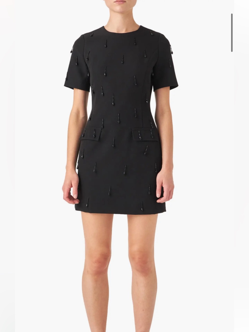 Endless Rose Black
Beaded Fringe Minidress